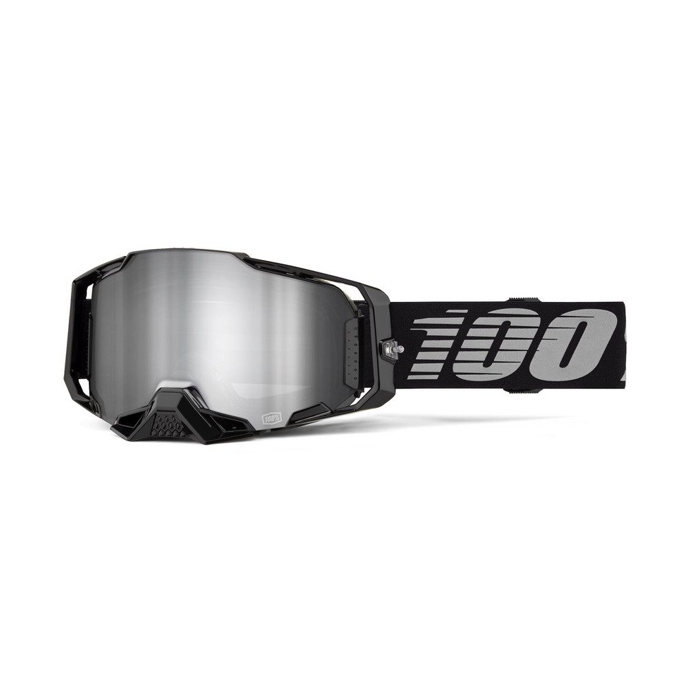 [5000500030] Gafas 100% Armega M2 Negro / Plata Espejo