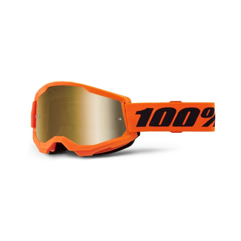 [5002800015] Gafas 100% Strata 2 M2 Naranja / Oro Espejo