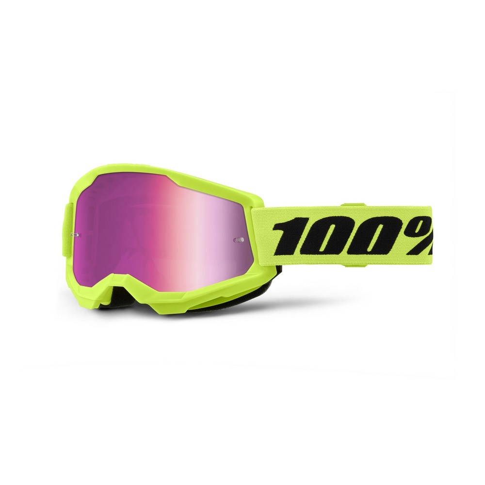 [5002800016] Gafas 100% Strata 2 M2 Amarillo / Rosa Espejo