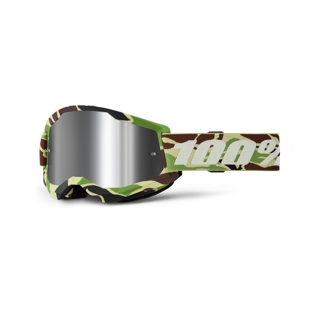 [5002800024] Gafas 100% Strata 2 M2 Camo/Plata Espejo