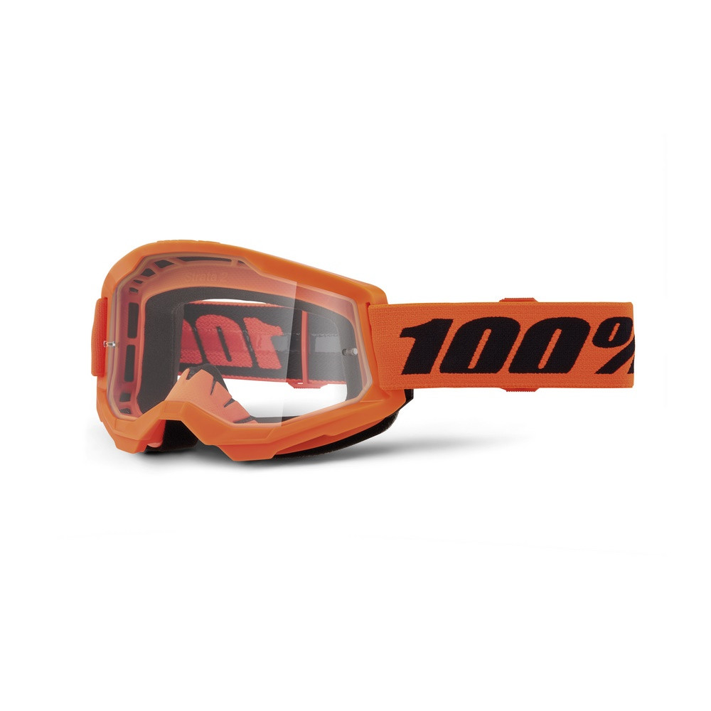 [5003100009] Gafas 100% Strata 2 Junior M2 Naranja Neon / Transparente