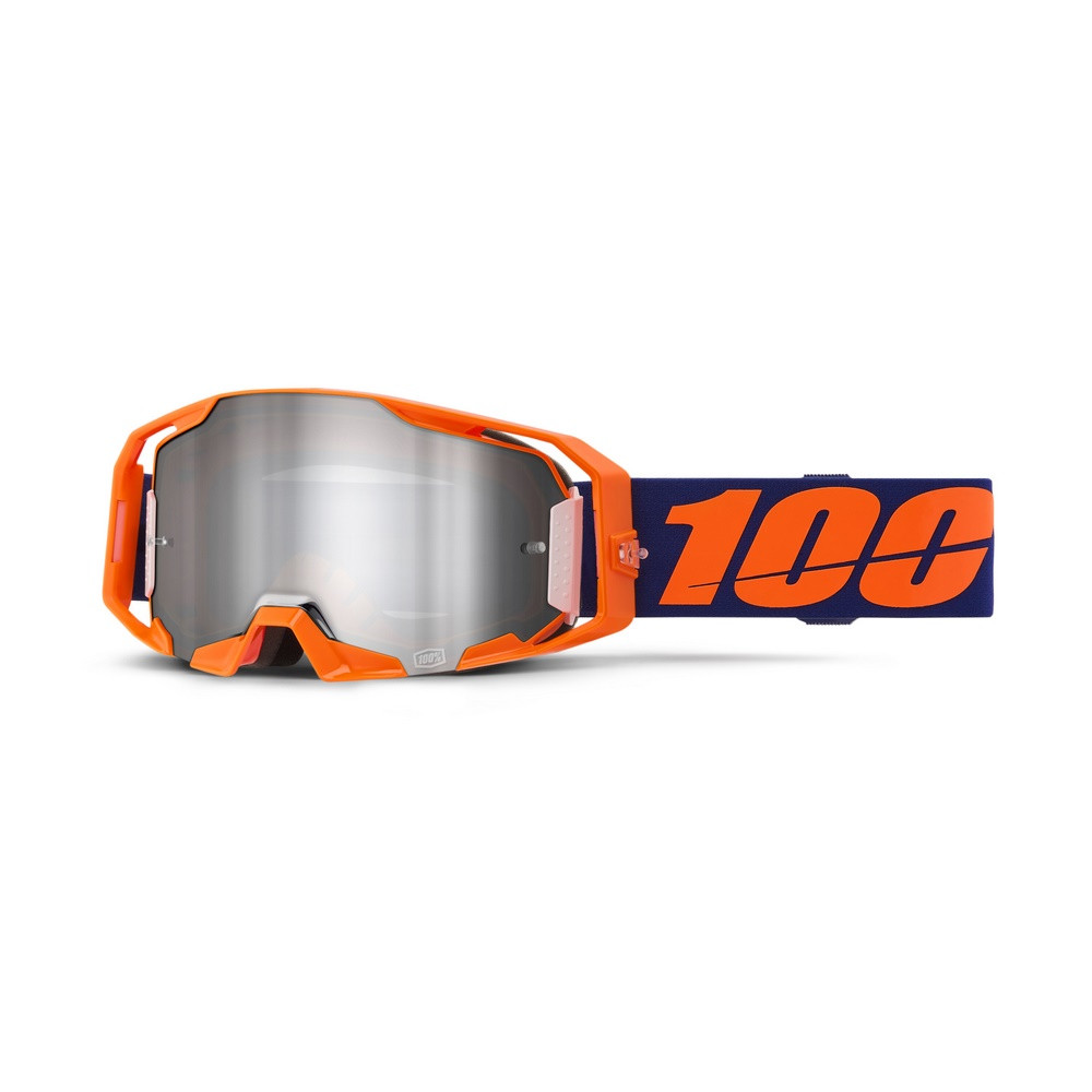[5006000003] Gafas 100% Armatic Naranja Neon / Plata Espejo Flash