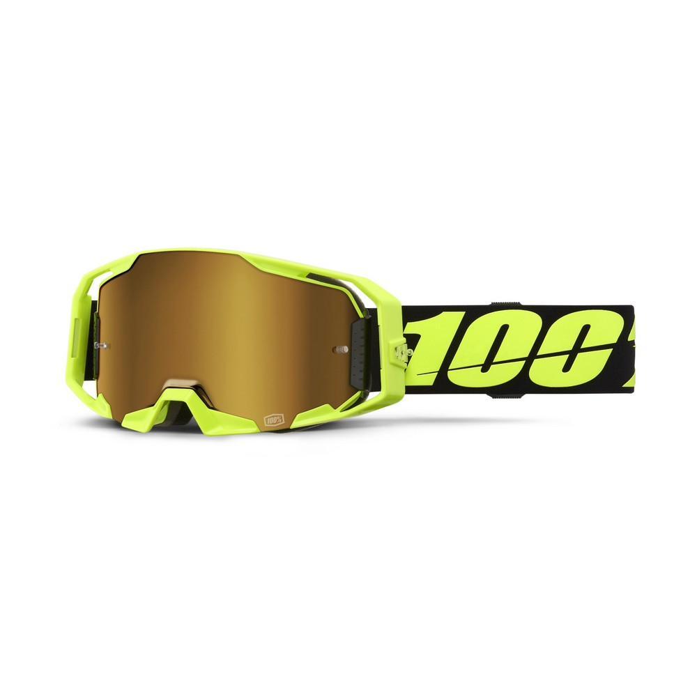 [5006000004] Gafas 100% Armatic Amarillo Neon / Oro Espejo