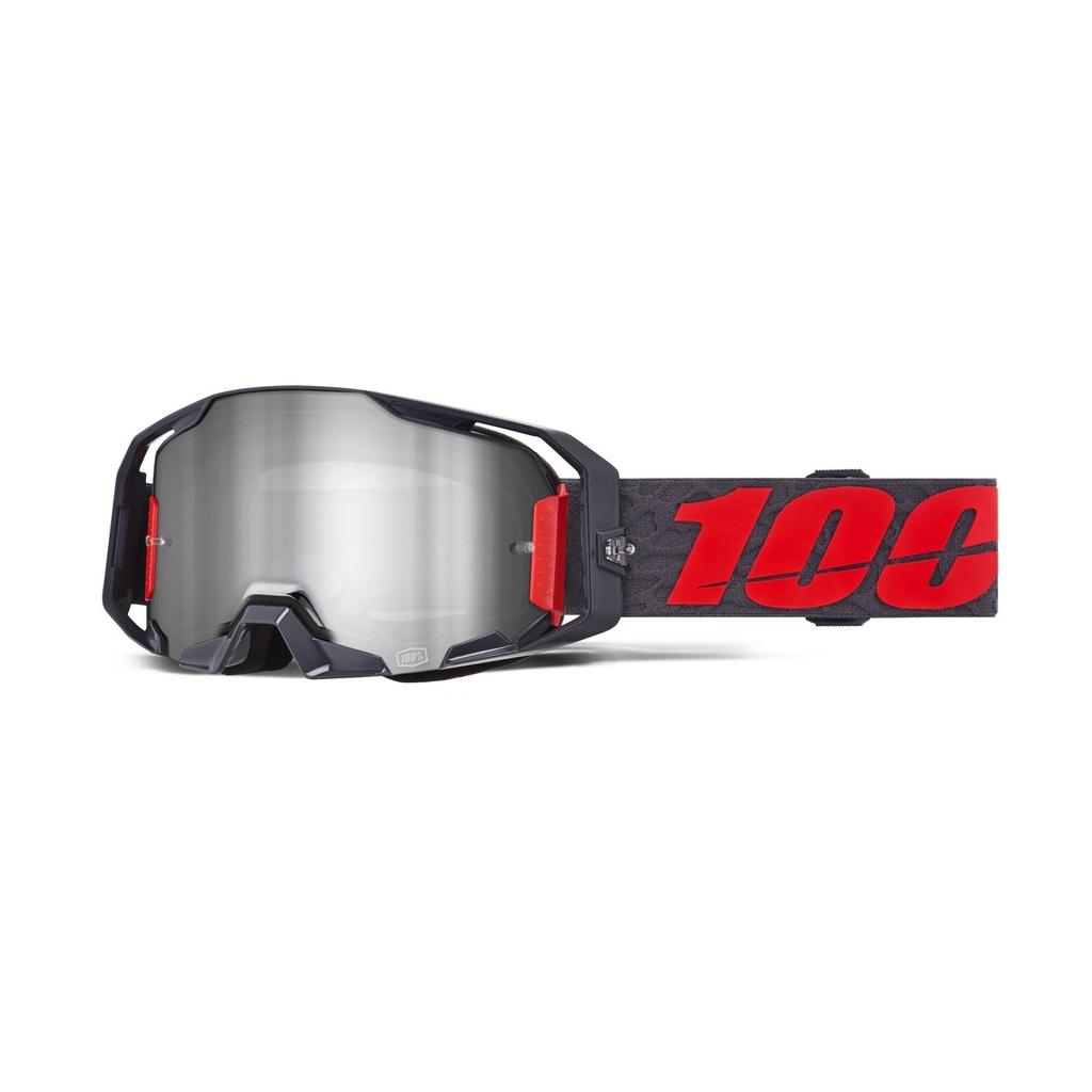 [5006000014] Gafas 100% Armatic Turo / Plata Espejo