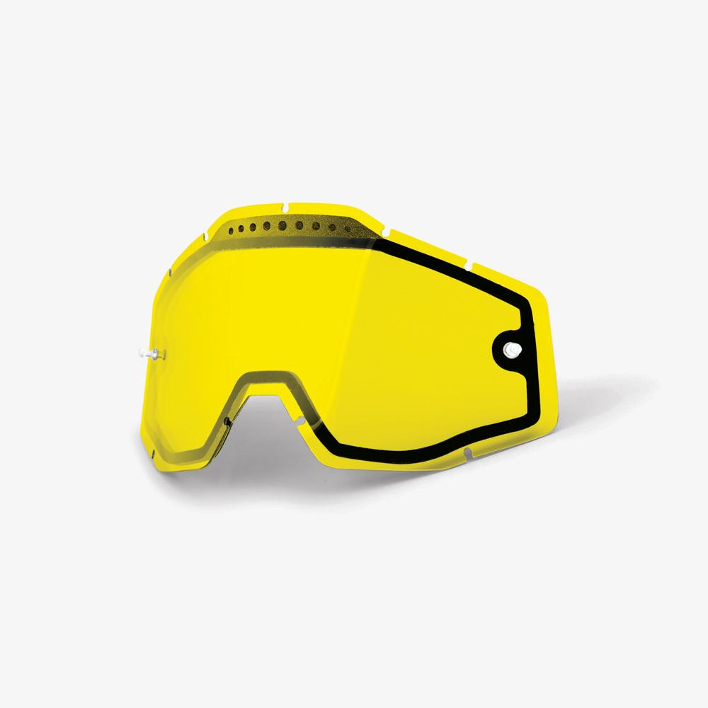 Lente Recambio 100% Dual Ventilado Amarillo