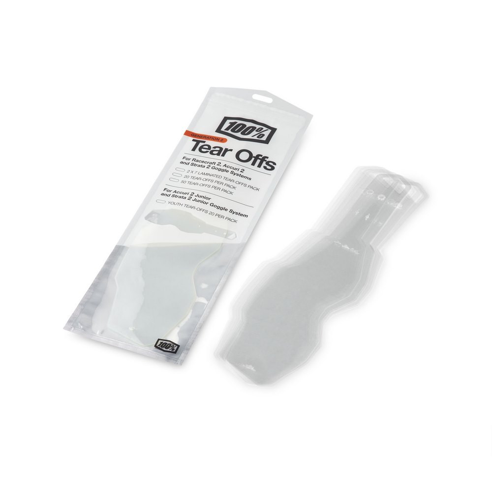 [5910800001] Recambio Tear Off 100% Standard Youth Modelos 2