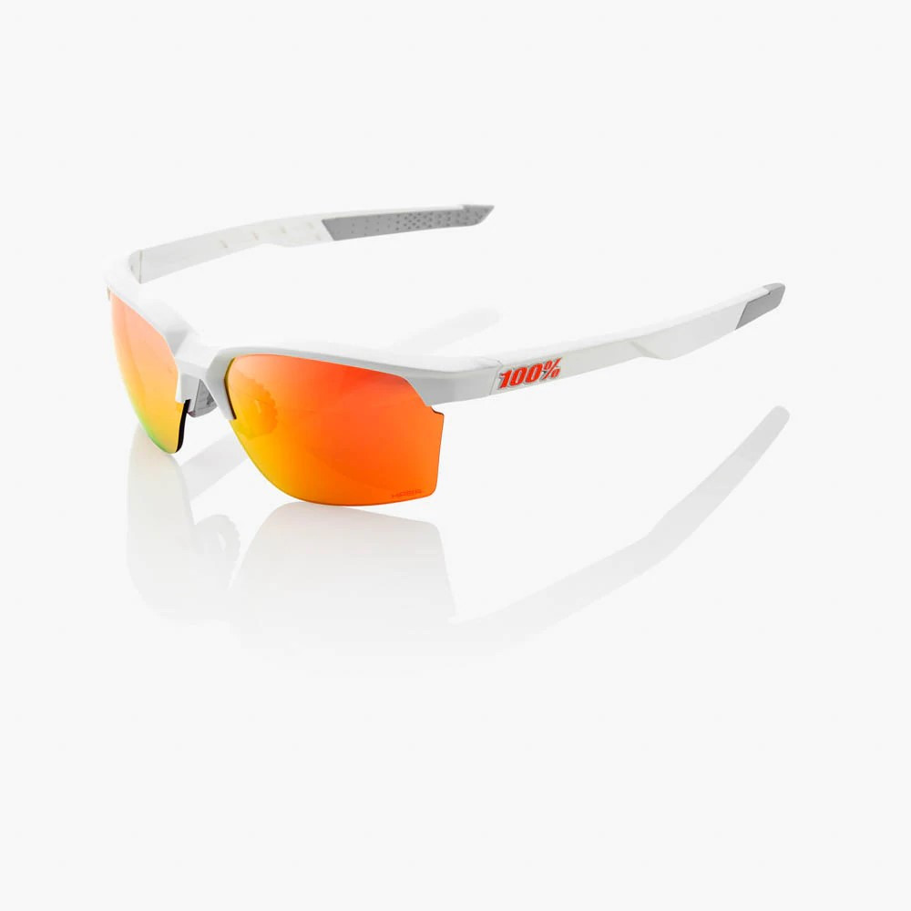 [6001400000] Gafas de Sol 100% Sportcoupe Blanco / Hiper Rojo Espejo ·