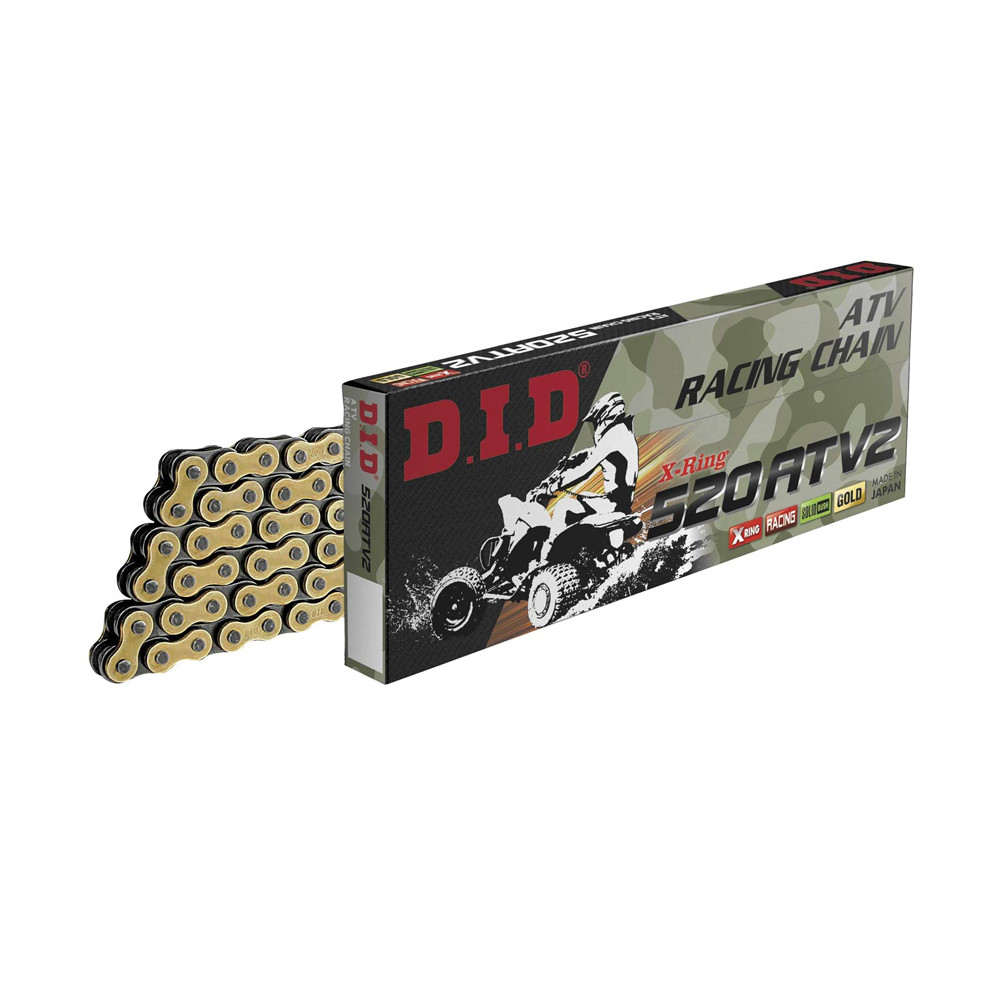 CADENA DID 520ATV2 x 92 ZB ORO / NEGRO