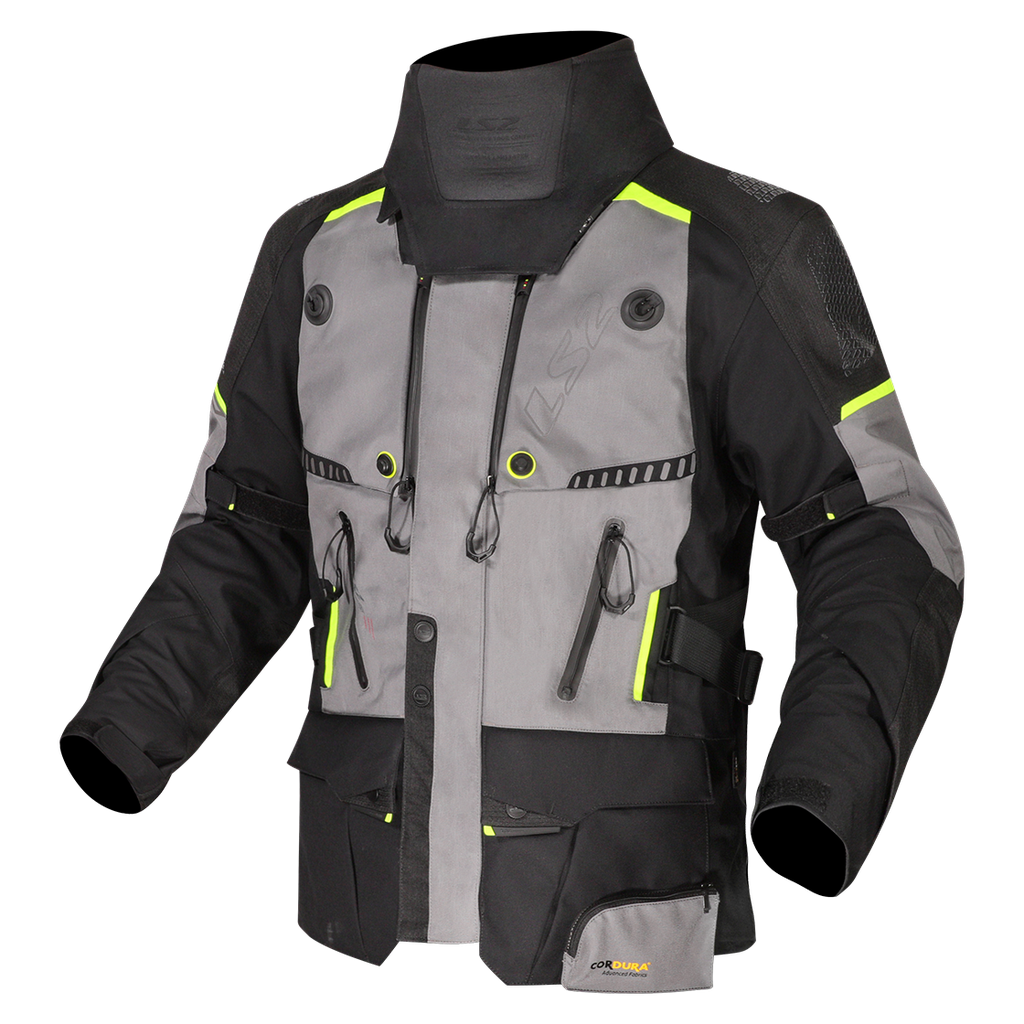 Chaqueta Hombre LS2 APOLLO H-V Negro Oscuro
