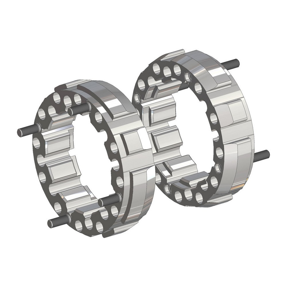 [2CP05200420001] Espaciadores Ruedas Delanteras Crosspro Hard Racing 45mm Access Sp450 / Honda Trx400 / Trx450