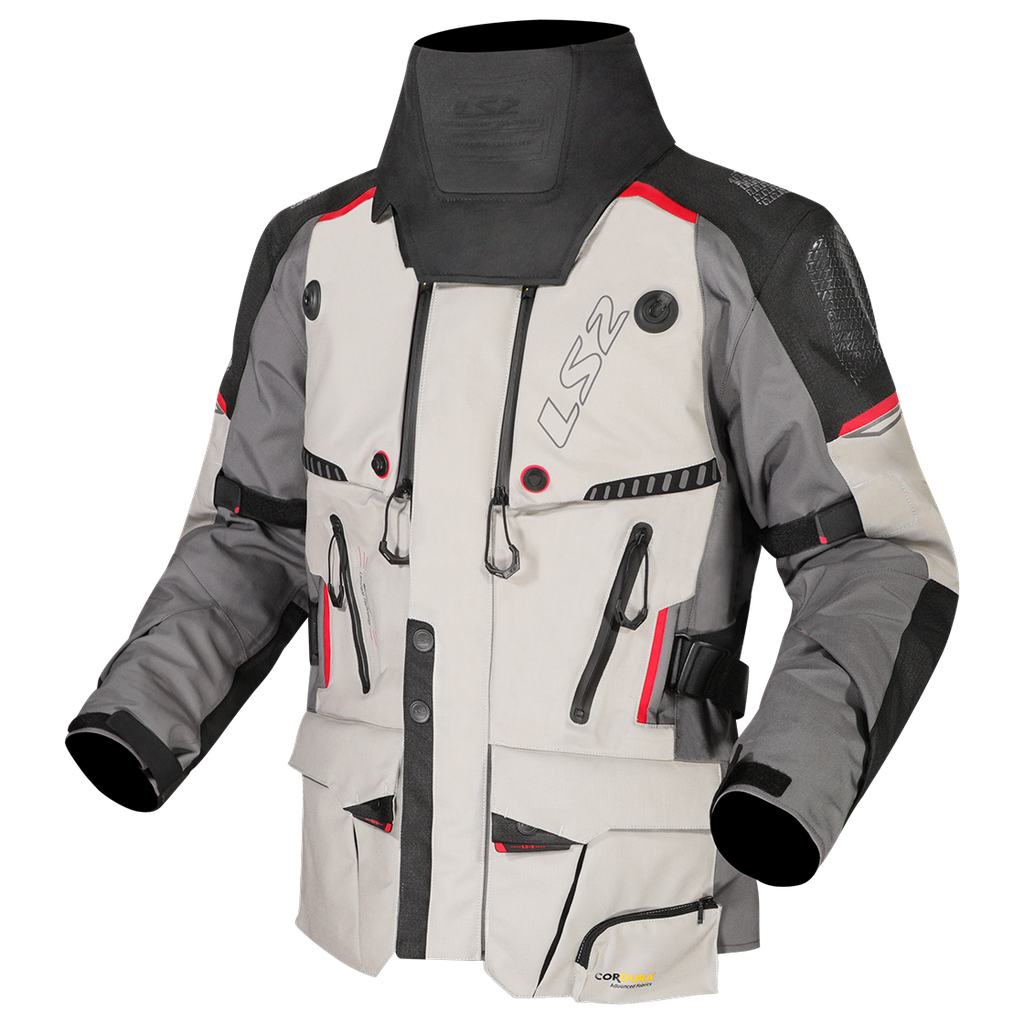 [64220F0107S] Chaqueta Hombre LS2 APOLLO Gris Negro (S)