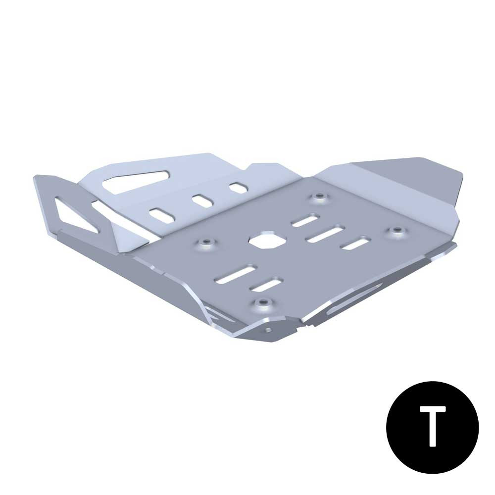 Cubre Carter Crosspro Aluminio BMW R1200gs 03-07 Negro T