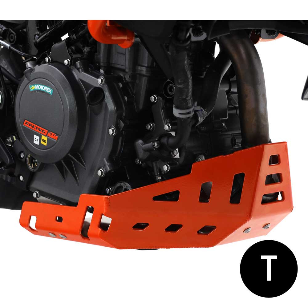 Cubre Carter Crosspro Aluminio KTM Adventure 21-22 / Adventure 20-22 Negro T