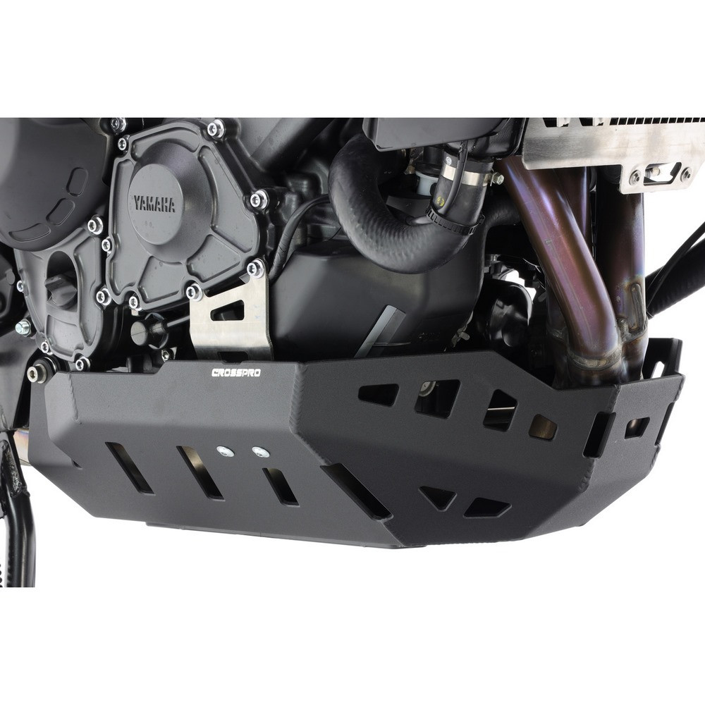 Cubre Carter Crosspro Aluminio Yamaha Tracer / GT 21-23 / 9 21-25 / GT 21-25 / GT 23-25 Negro T