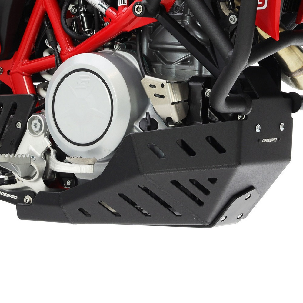 [2CP09000890005] Cubre Carter Crosspro Aluminio Gasgas Es700 22-24 / Husq 701e 22-25 / KTM 690e R 19-25 Negro T