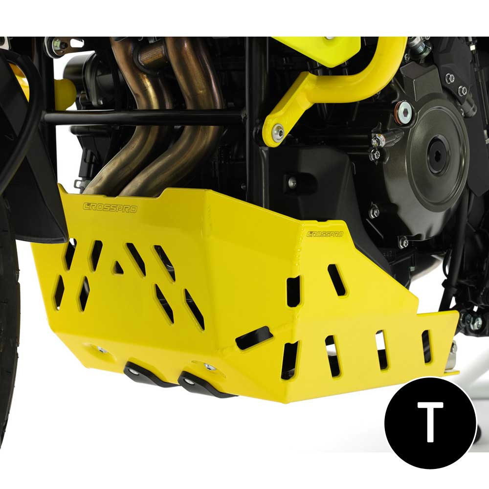 Cubre Carter Crosspro Aluminio Suzuki V-strom 23-24 Negro T