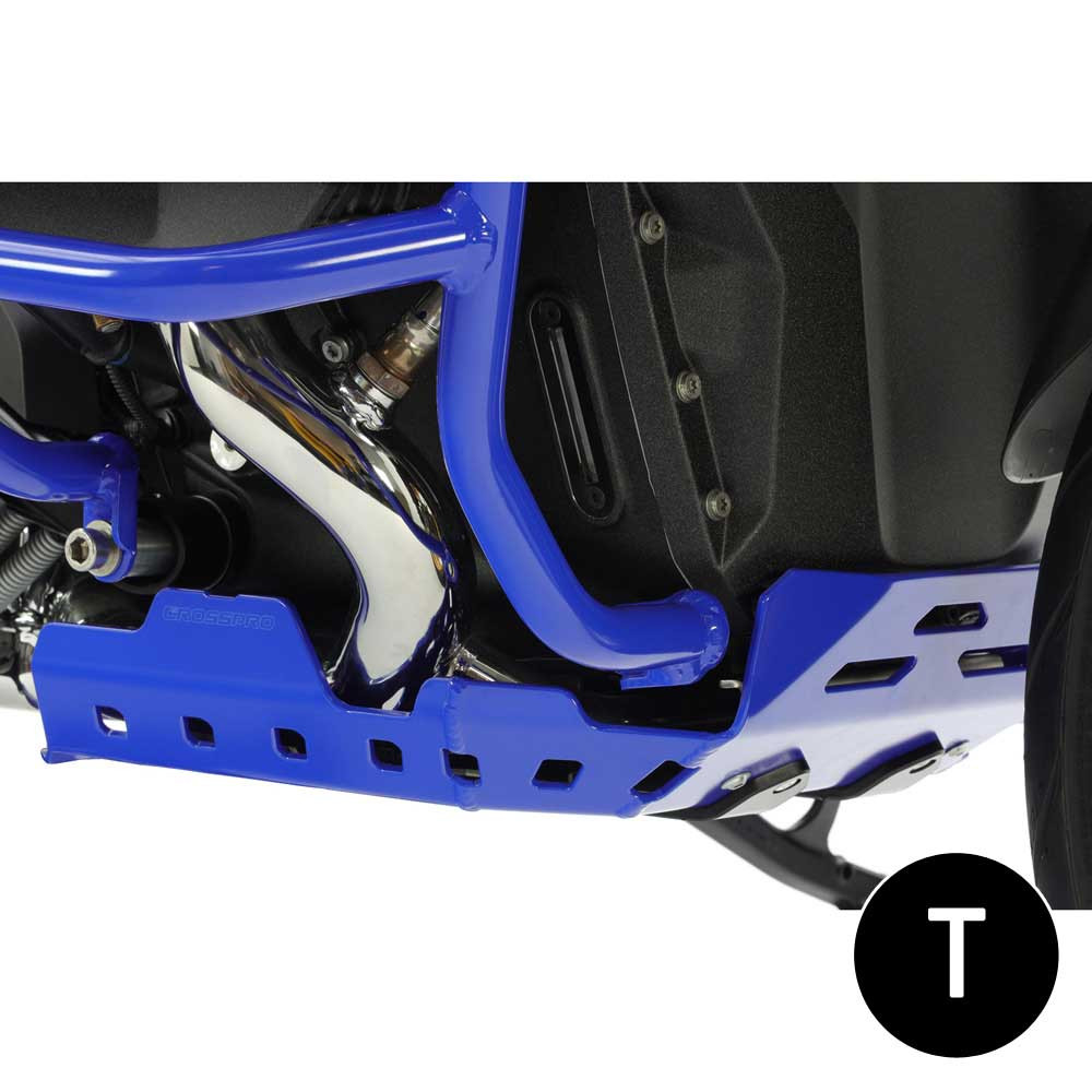 Cubre Carter Crosspro Aluminio BMW R1300gs / Triple / Trophy 23-24 Negro T Negro