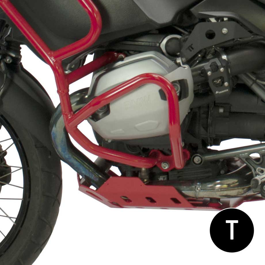 Cubre Carter Crosspro Aluminio BMW R1200gs 08-12 / R1200gs Adventure 08-13 Negro T