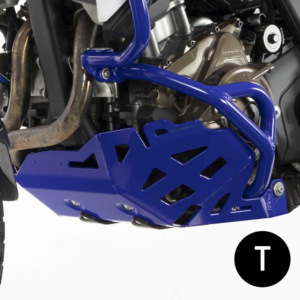Cubre Carter Crosspro Aluminio Honda Crf1000 Africa Twin 16-19 Todos Modelos Negro T