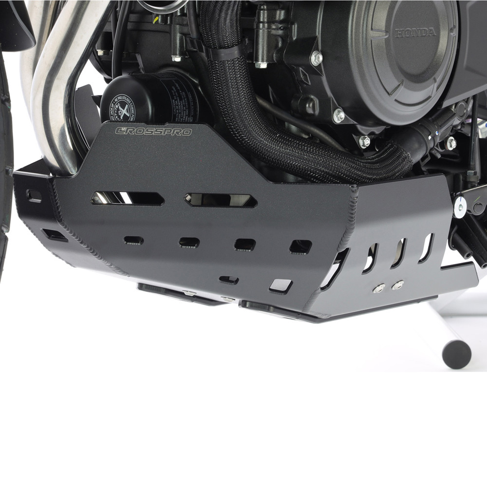 Cubre Carter Crosspro Aluminio Honda Cb500x 19-23 / Nx500 24-25 Negro T
