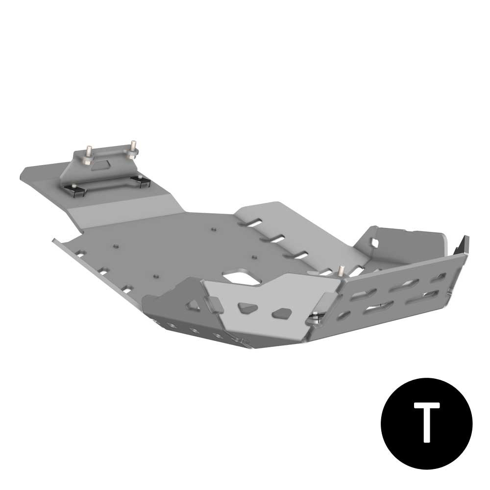 Cubre Carter Crosspro Aluminio BMW F750gs 21-22 / F850gs 21-22 / F850gs Adventure 21-22 Negro T