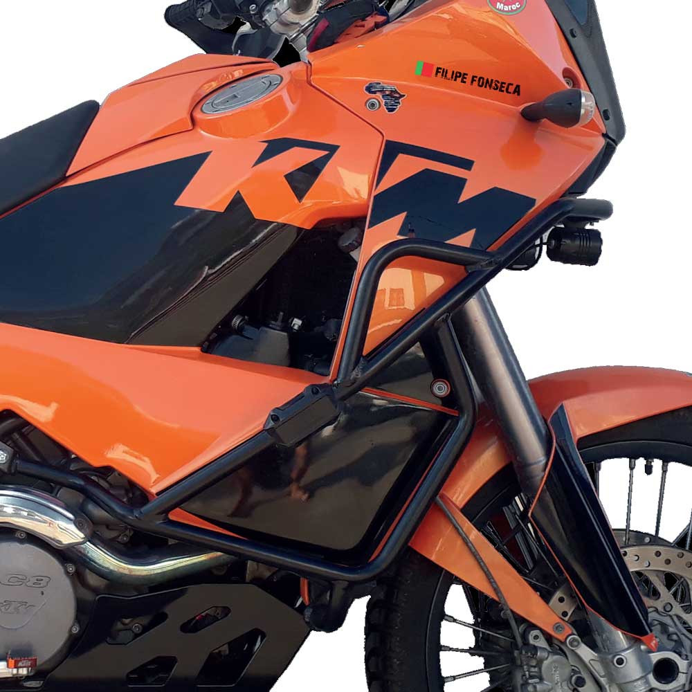 Barras Proteccion Motor Carenado Crosspro KTM Adv / 02-06 / Adv / R 06-12 Negro T