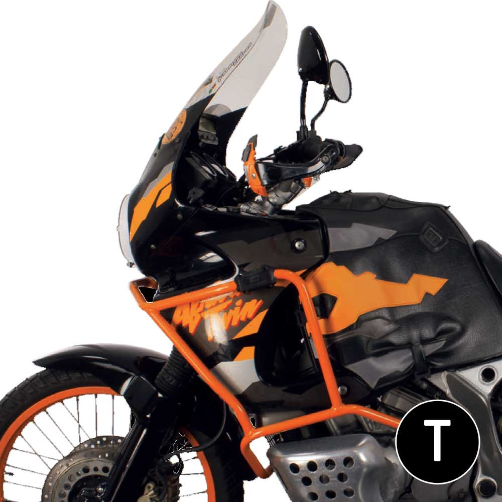 Barras Protección Motor Carenado Crosspro Honda XRV750 Africa Twin 93-00 Negro