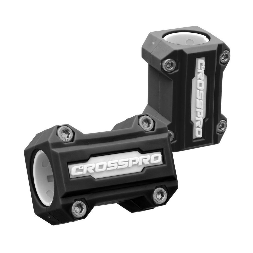 [2CP197000B0605] Protector Nylon Barra Lateral Crosspro Negro / Blanco