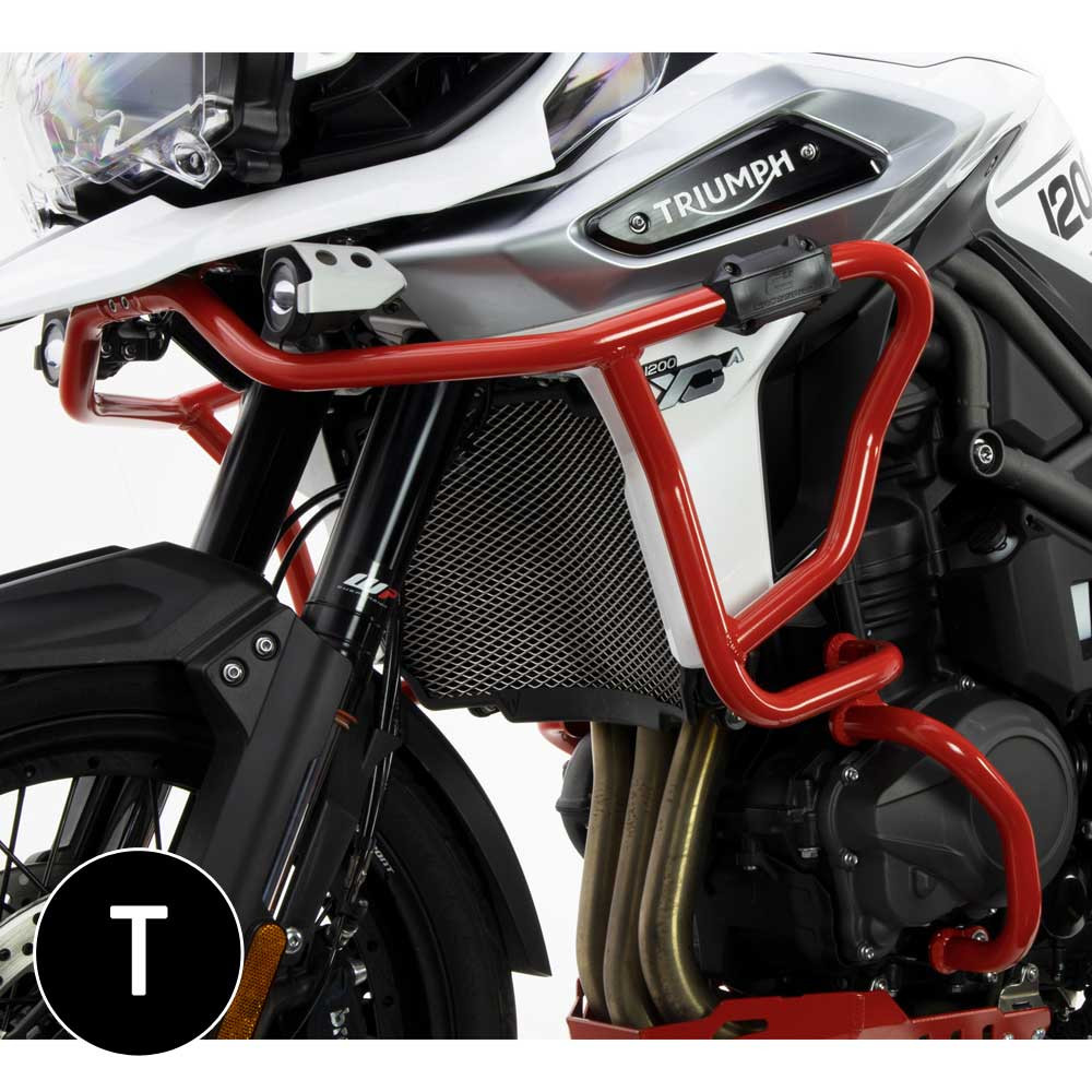 Barras Proteccion Carenado Crosspro Triumph Tiger 1200xca 18-19 / Tiger 1200xcx 18-19 Negro T