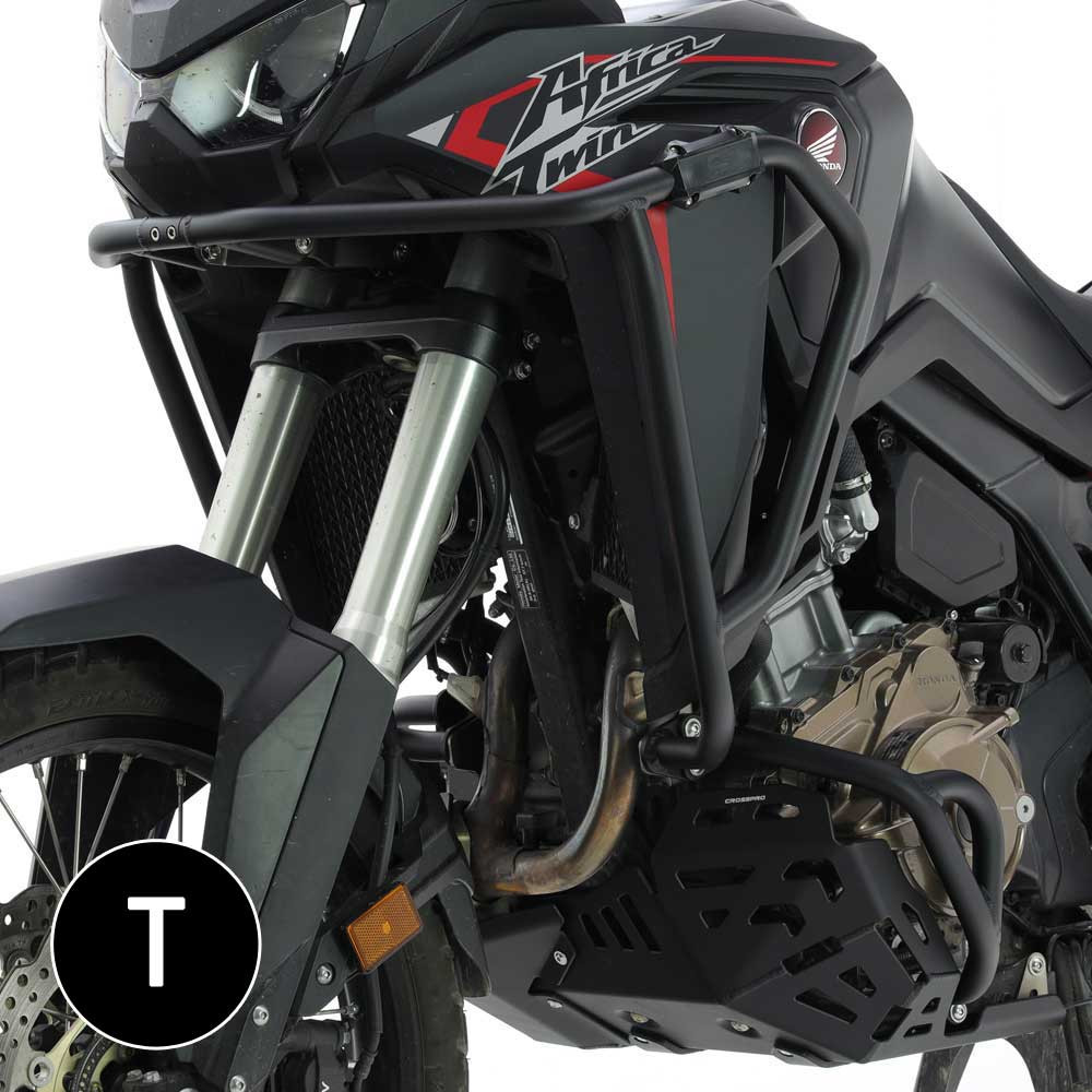 [2CP19700610005] Barras Protección Motor Carenado Crosspro Honda CRF1100L Africa Twin 20-23 Negro