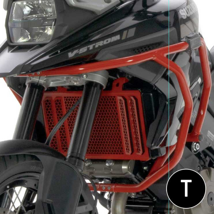 [2CP19700650005] Barras Protección Carenado Crosspro Suzuki DL1050 V-Strom 20-24 Negro