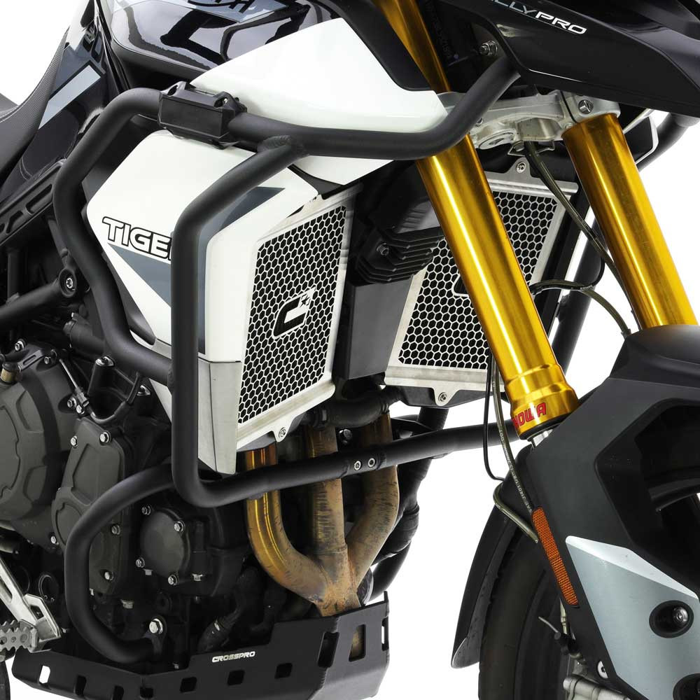 Barras Protección Motor Carenado Crosspro Triumph Tiger GT / GT Low / GT Pro 21-22 Negro