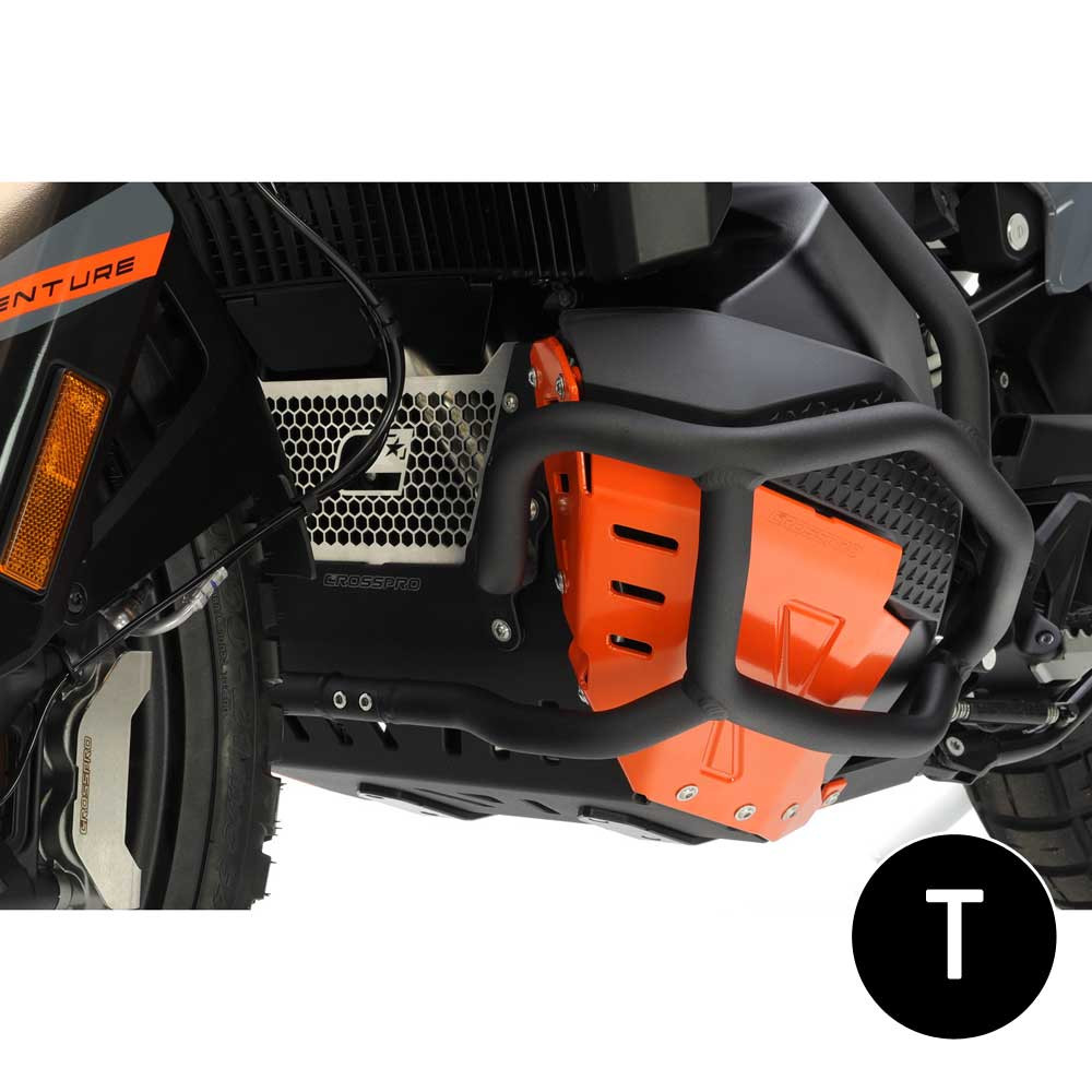 Barras Protección Motor Crosspro KTM Adventure / R / Adventure / R 23-25 Negro