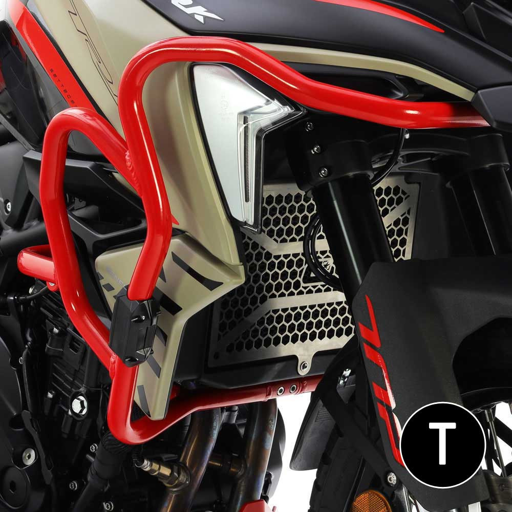 [2CP19700950005] Barras Protección Carenado Crosspro Benelli TRK 23-24 / TRK X 23-24 Negro
