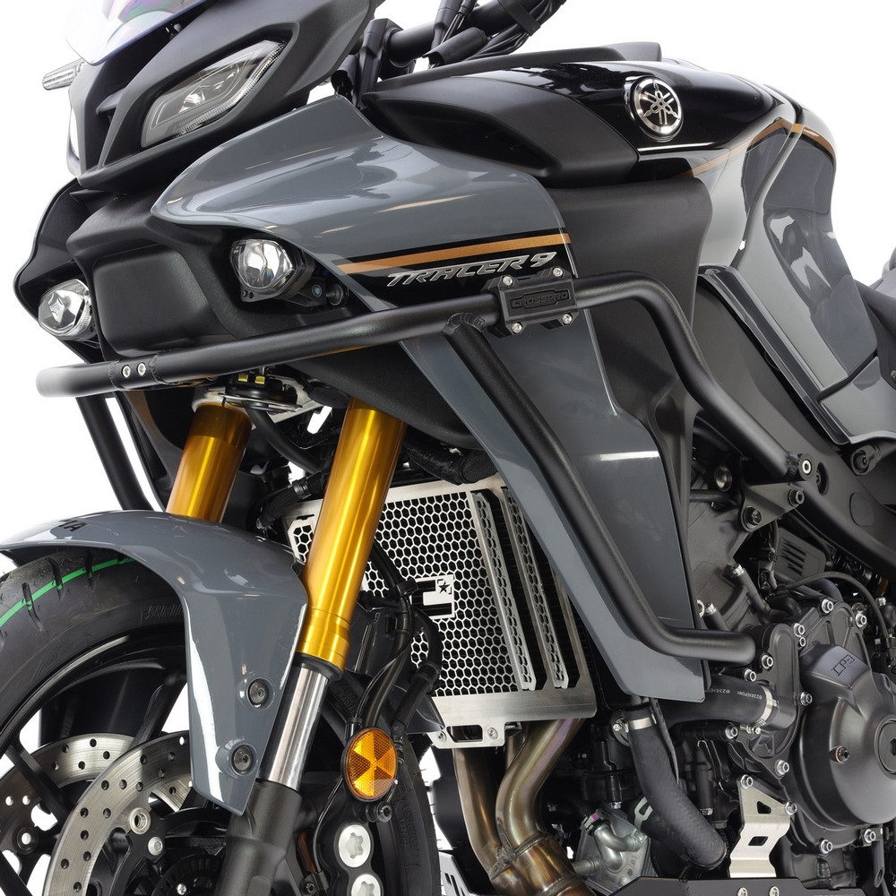 [2CP19700970005] Barras Protección Carenado Crosspro Yamaha Tracer 9 GT 23-24 Negro