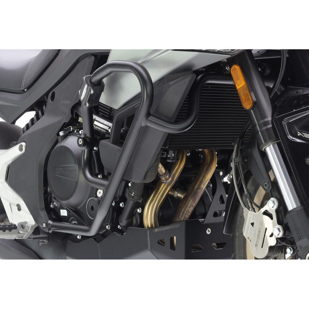 Barras Protección Motor Carenado Crosspro CF Moto MT Negro