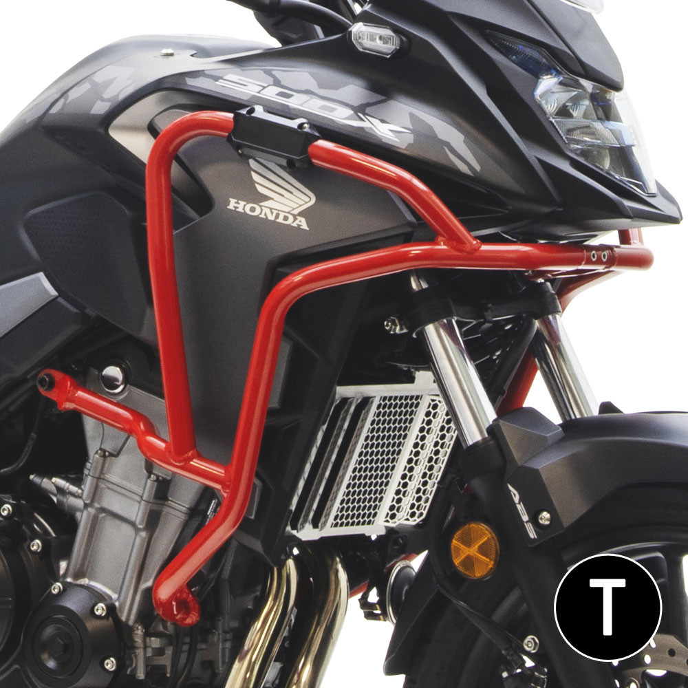 [2CP197057A0005] Barras Protección Motor Carenado Crosspro Honda CB500X 19-23 Negro