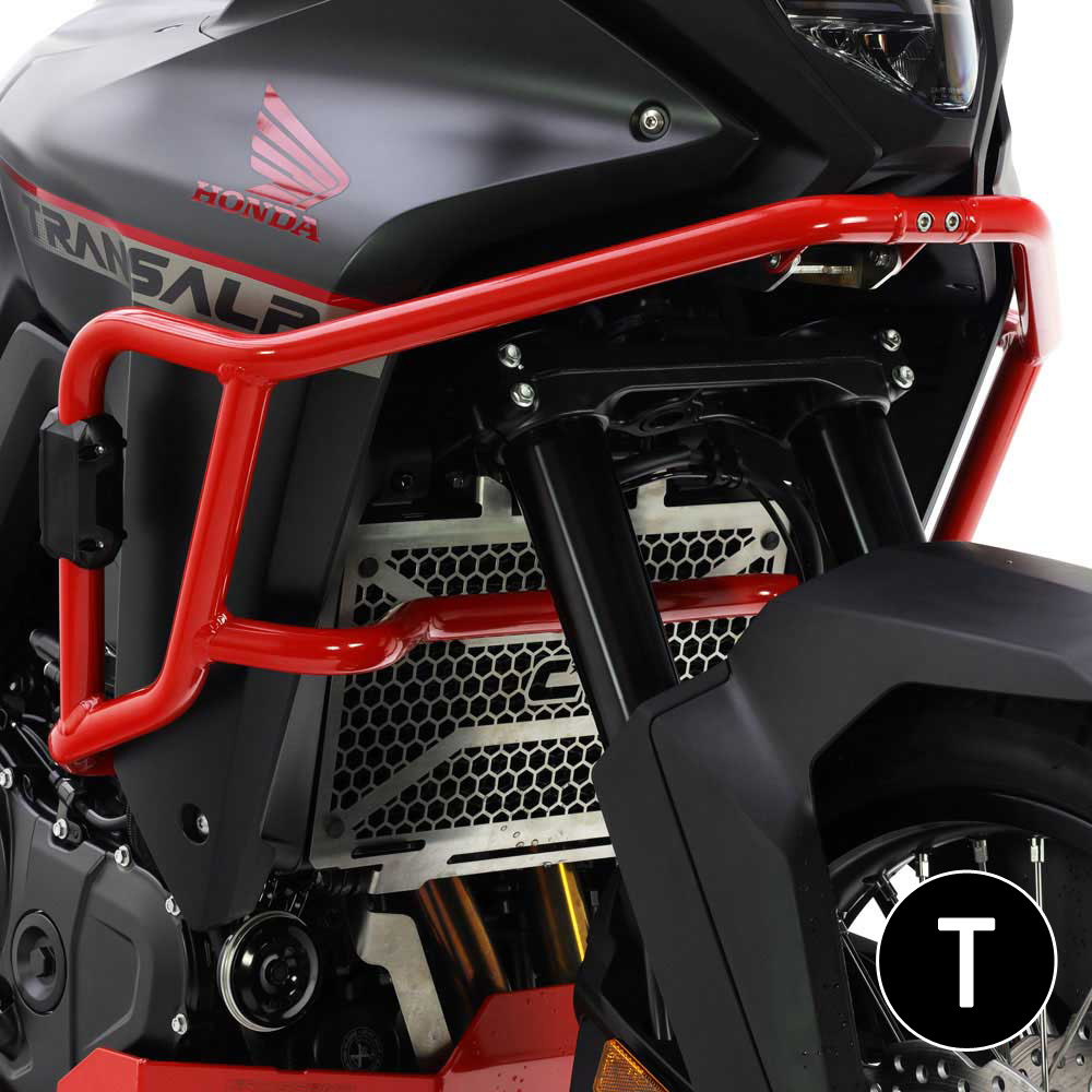 [2CP197092A0005] Barras Protección Carenado Crosspro Honda XL750 Transalp 23-25 Negro