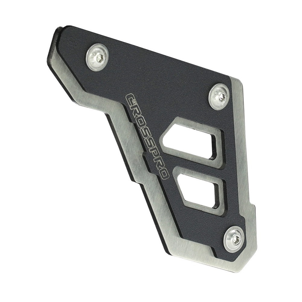 [2CP21500870514] Protector Cadena Inferior Crosspro Aprilia Tuareg 22-25 / Rally Plata / Negro T