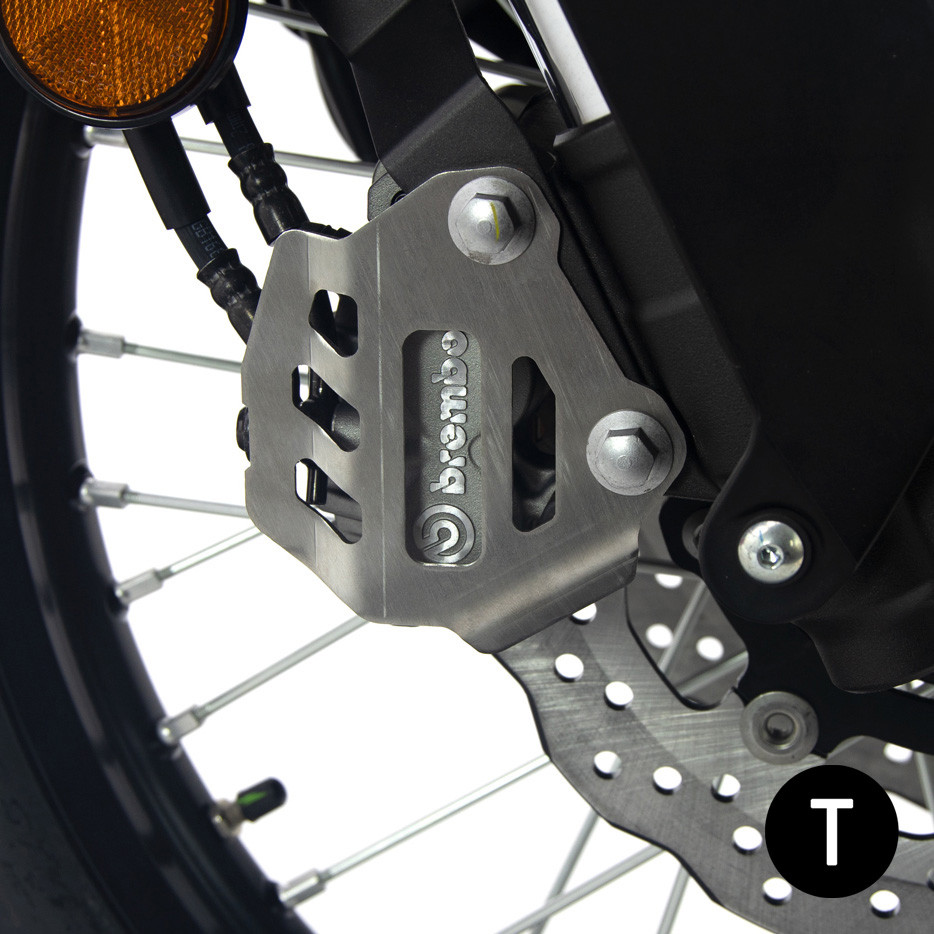 [2CP21700550005] Protector Pinza Freno Crosspro Yamaha Tenere 20-26 / Rally 21-26 / World Raid 22-26 Negro T