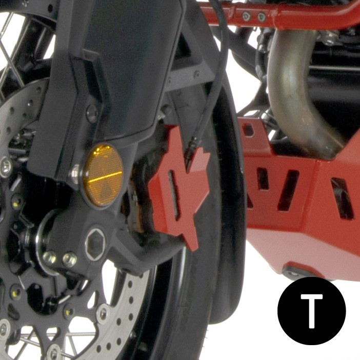 [2CP21700650005] Protector Pinza Freno Crosspro Suzuki Dl1050 V-strom 20-24 Negro T