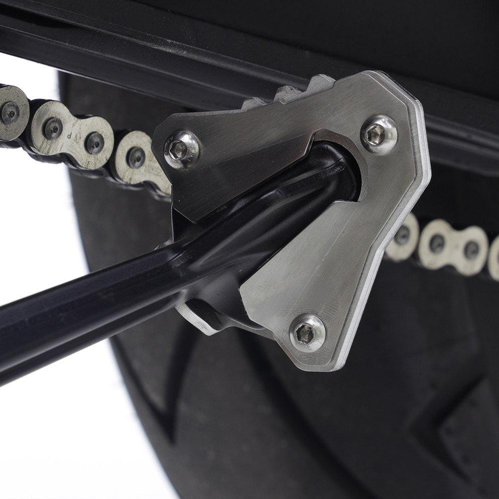 Base Caballete Lateral Crosspro KTM 1290 Super Adventure 21-25 Plata / Negro T