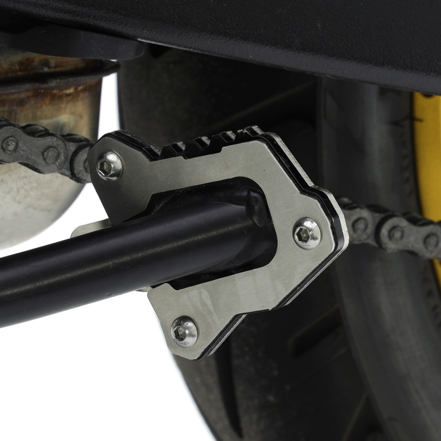 Base Caballete Lateral Crosspro BMW F850gs Adventure 21-22 Plata / Negro T