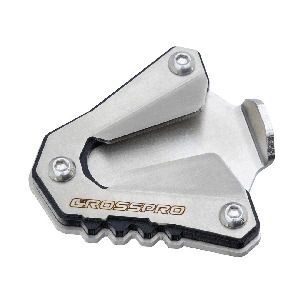 [2CP22001080514] Base Caballete Lateral Crosspro BMW F900gs Plata / Negro T