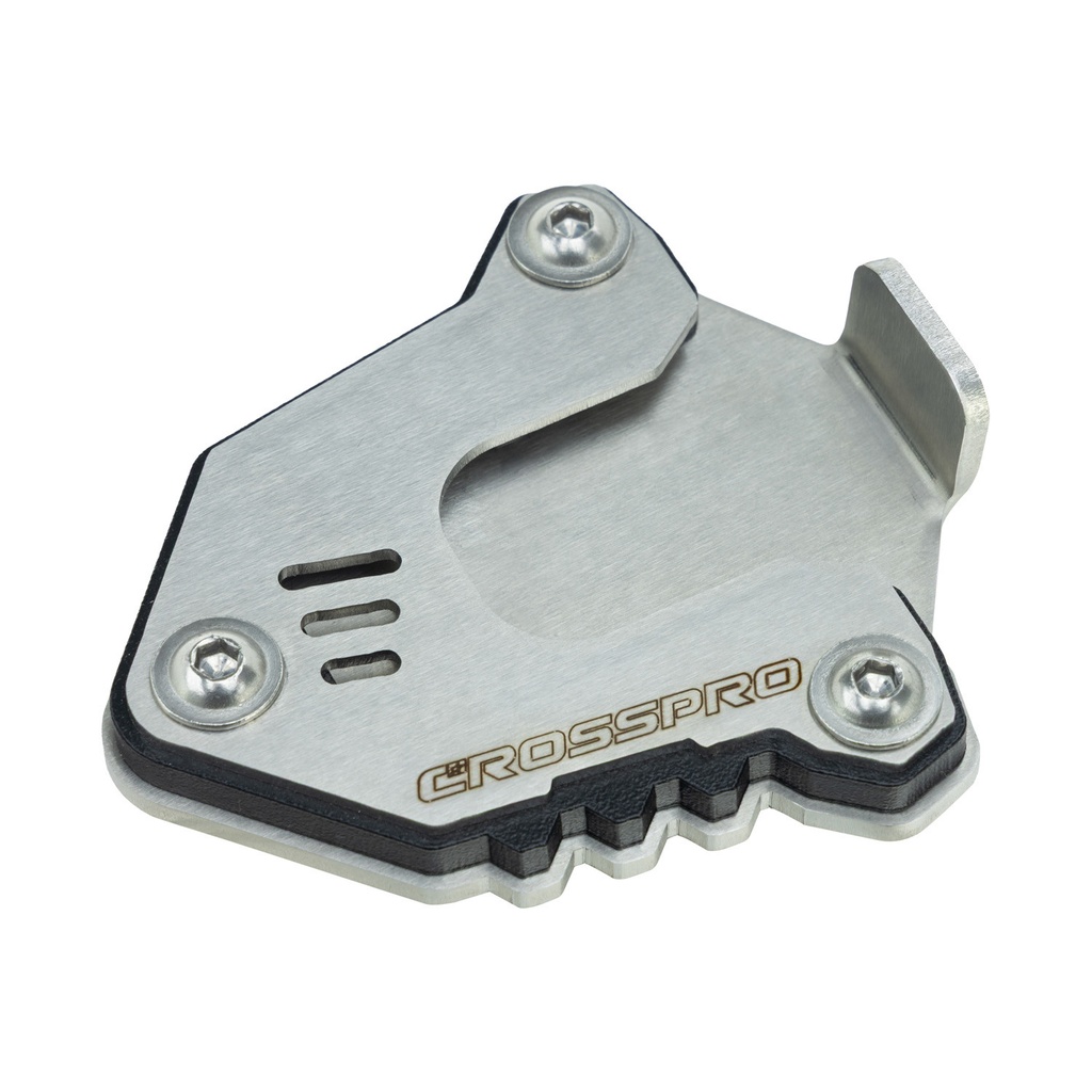 Base Caballete Lateral Crosspro Honda Nc750x Dc / Nc750x Plata / Negro T