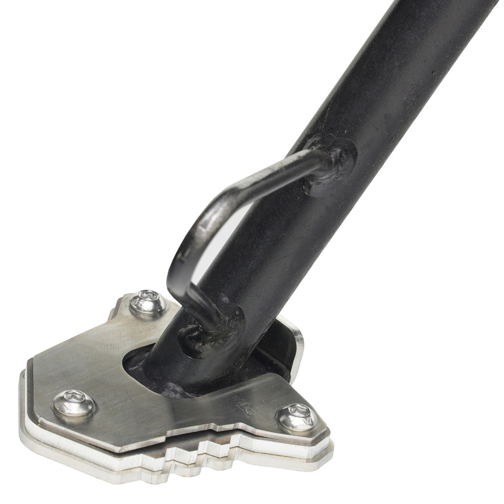 Base Crosspro Caballete Lateral Cf Moto Mt / Mt-x Plata / Negro T