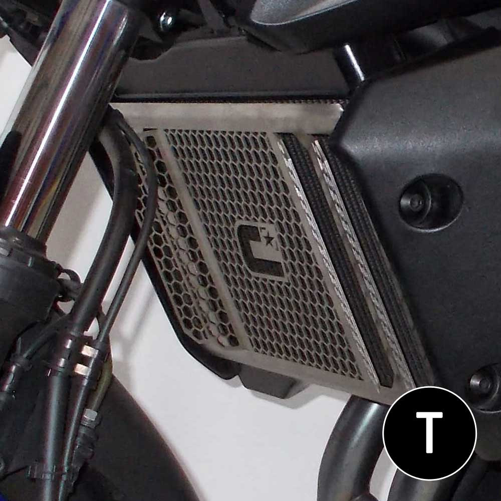 [2CP22700640005] Protector Radiador Crosspro Yamaha Mt-07 18-20 Negro T