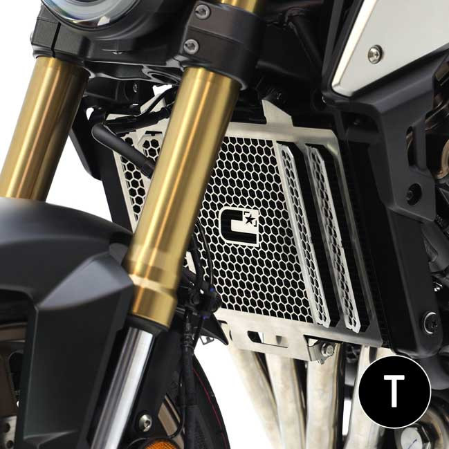 [2CP22700740005] Protector Radiador Crosspro Honda Cb650r 19-21 Negro T