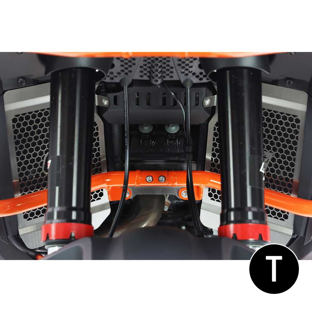 [2CP22700750005] Protector Radiador Crosspro KTM 1290 Super Adventure R / 21-25 Negro T