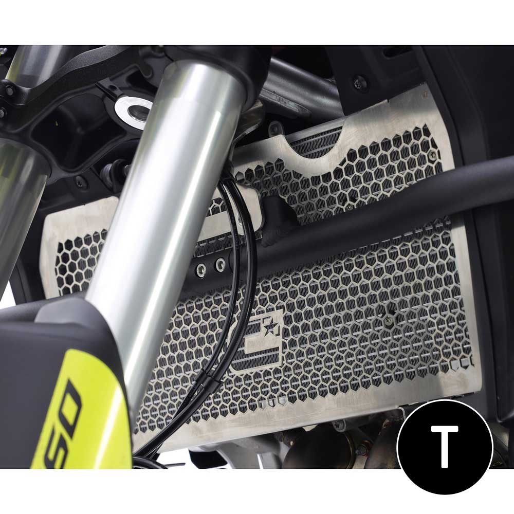 Protector Radiador Crosspro Aprilia Tuareg 22-25 / Rally Negro T